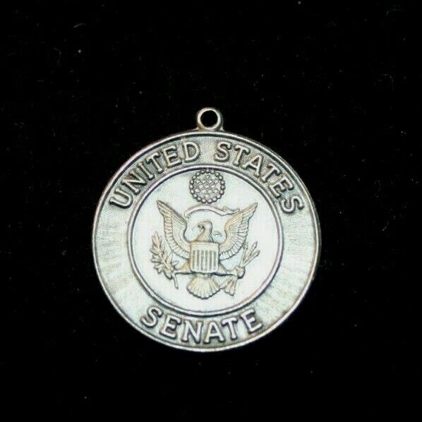 Vintage United States Senate Charm, Pendant signed ArtCraft  Estate Item jewelry