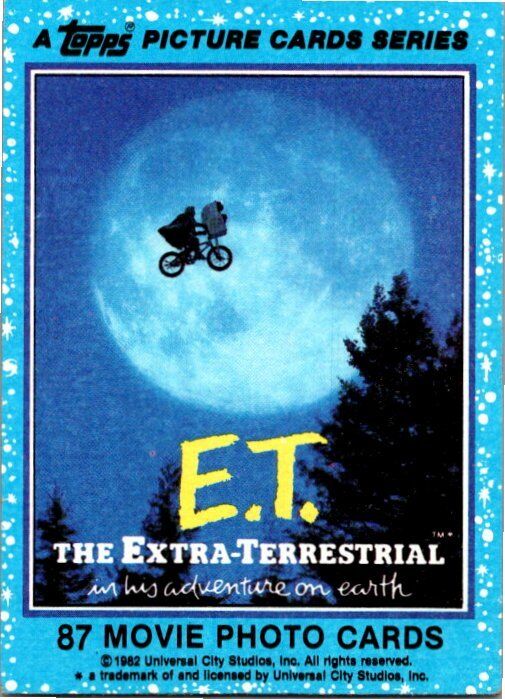 1982 TOPPS E.T.  - PICK CHOOSE YOUR CARDS