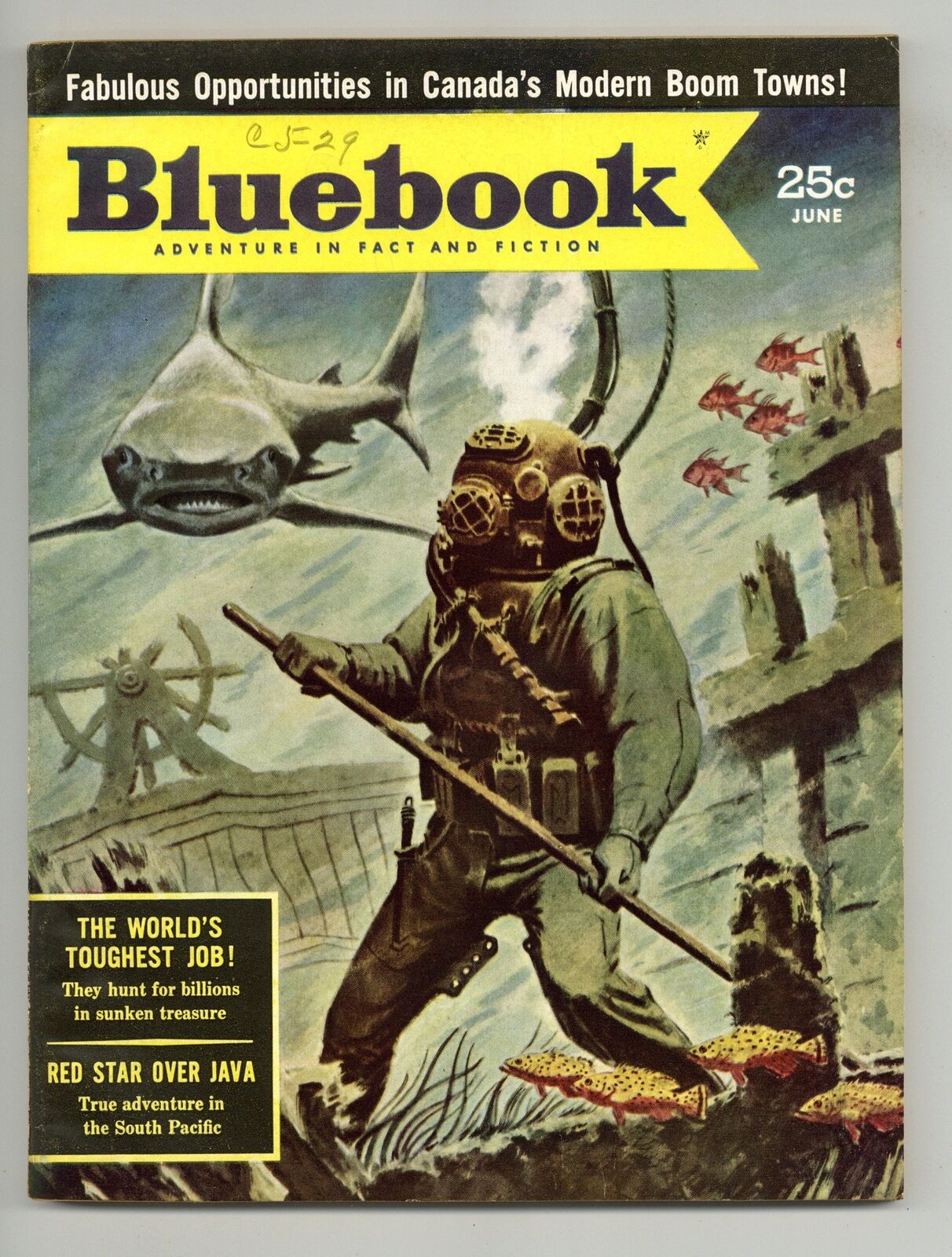 Blue Book Pulp / Magazine Jun 1953 Vol. 97 #2 FN