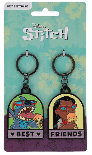 Disney Lilo and Stitch Best Friends Keychain Set