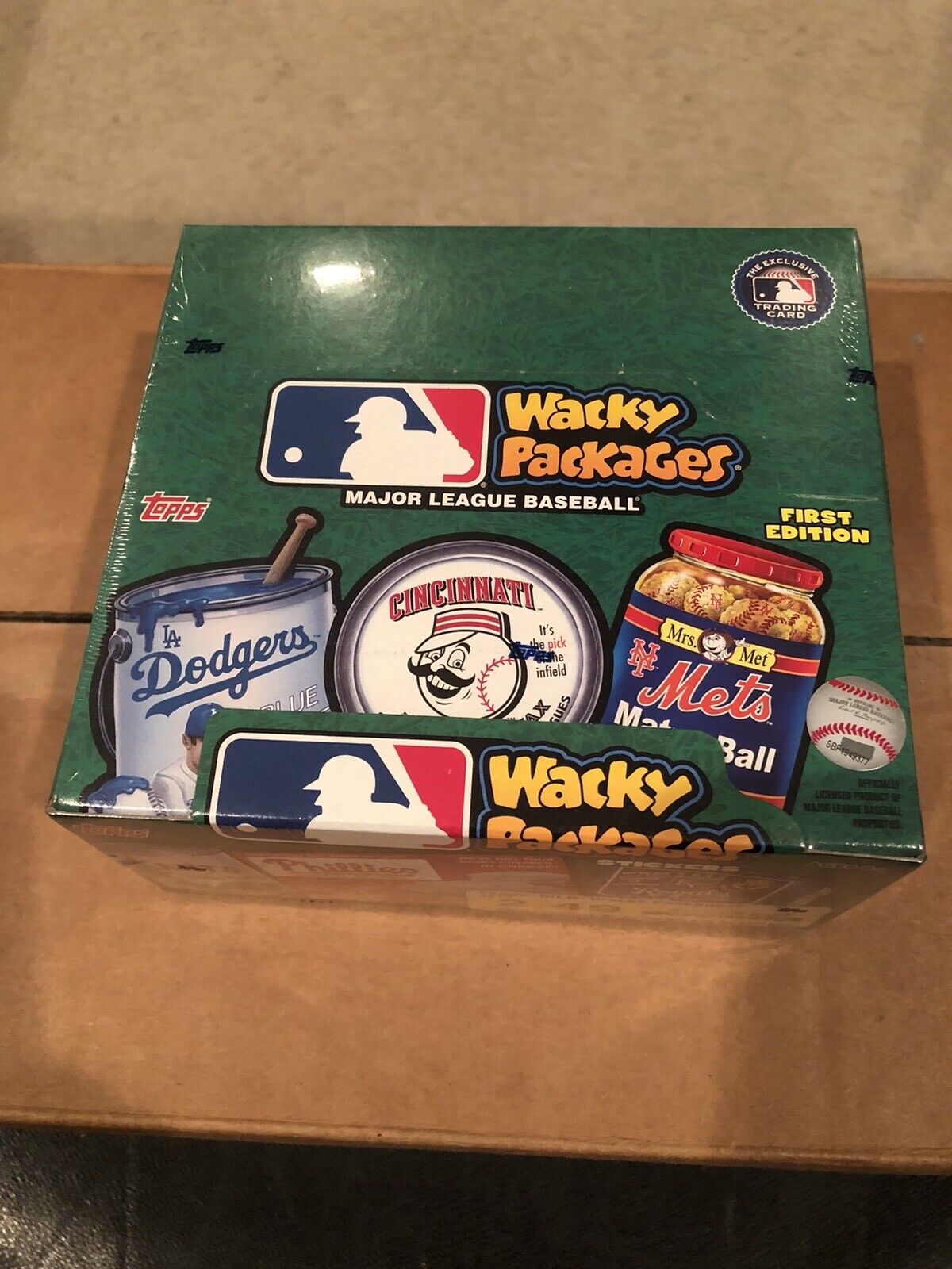2016 Topps Wacky Packages 1st Edition Major League Baseball Hobby Box 24 Packs