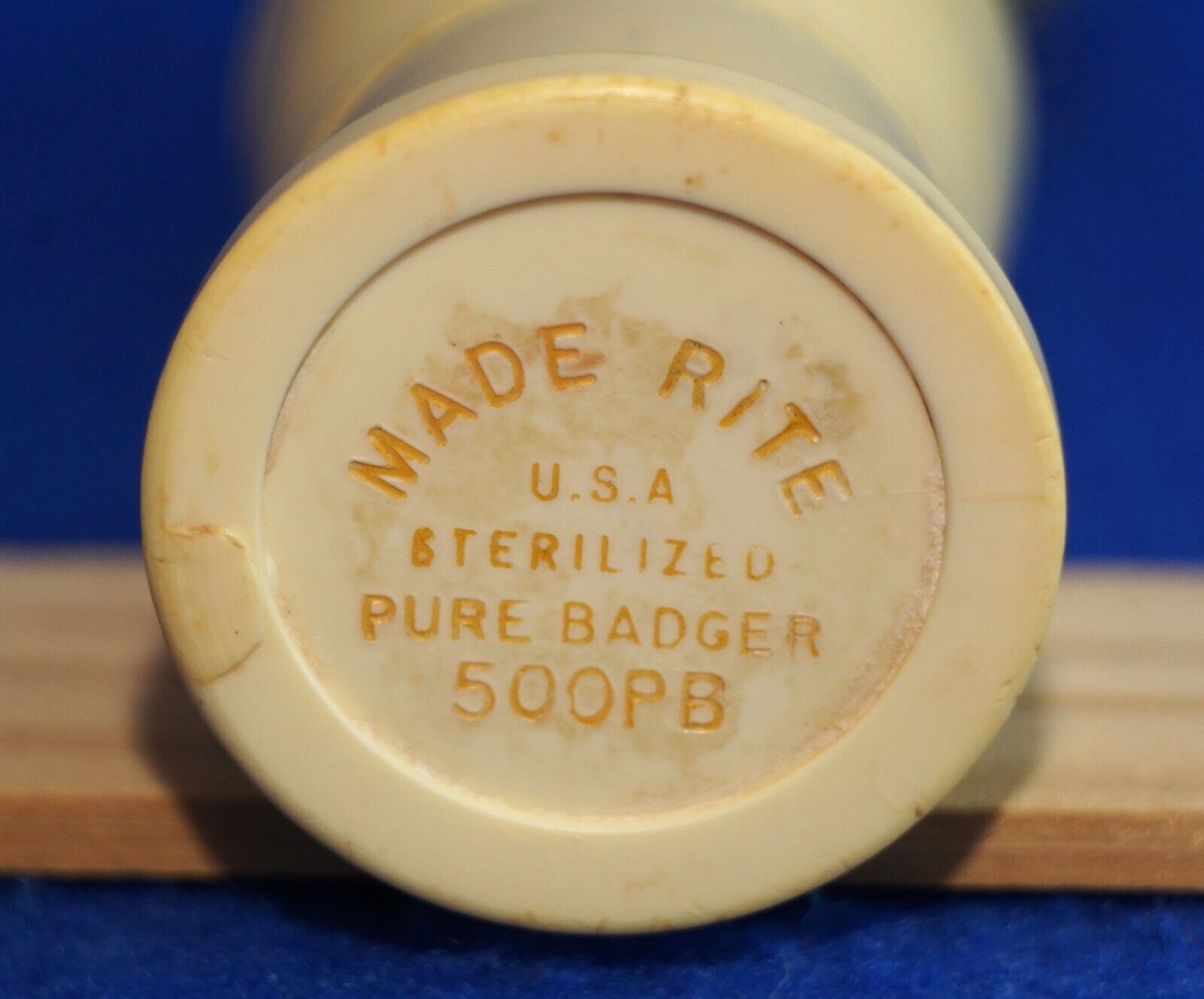 VTG, Made Rite Shaving Brush, Pure Badger Hair, Sterilized, 500 PB, Made in USA