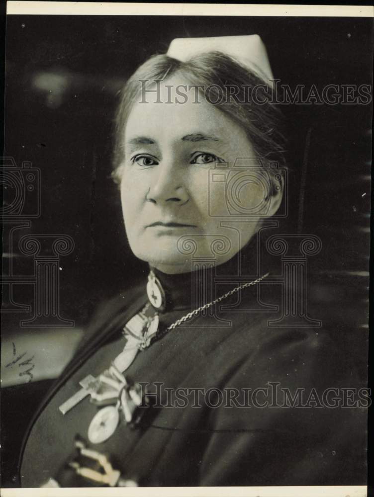 1923 Press Photo Nurse Marie Douglas, German \