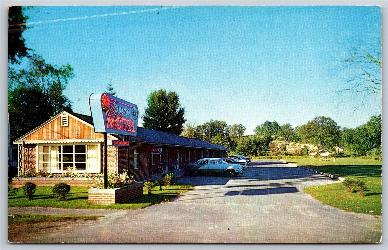 Postcard Sunset Motel, Lee MA O70