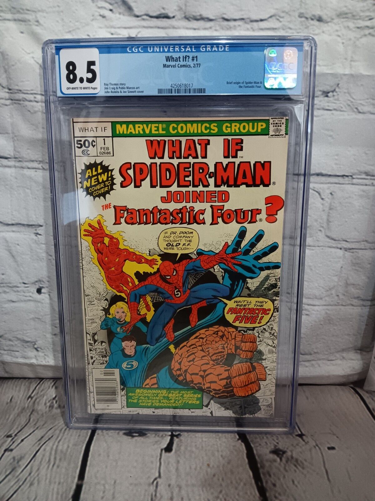What If Spiderman Joined The Fantastic Four, Comic Book CGC
