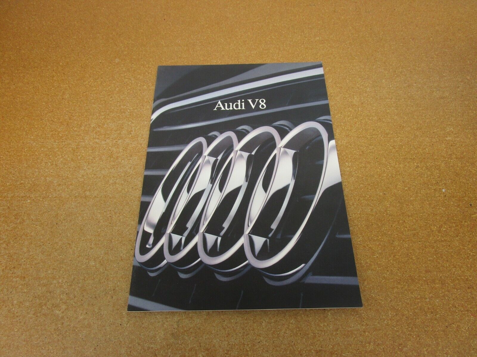 1989 Audi V8 sedan early intro preview sales brochure 12 page literature