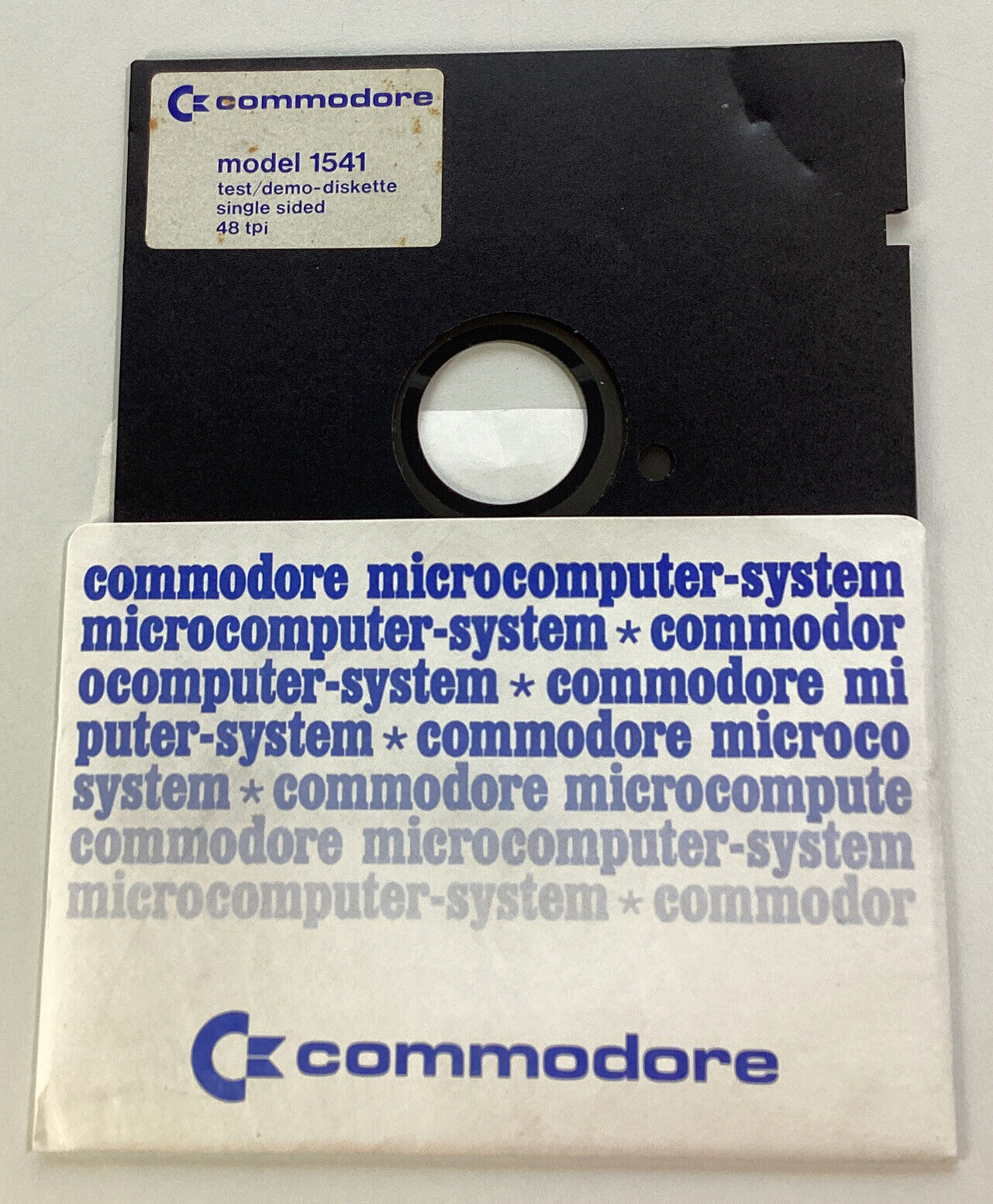 Commodore 64 Software Vintage 1980s Model 1541 Test Demo Rare 1 Floppy Disk