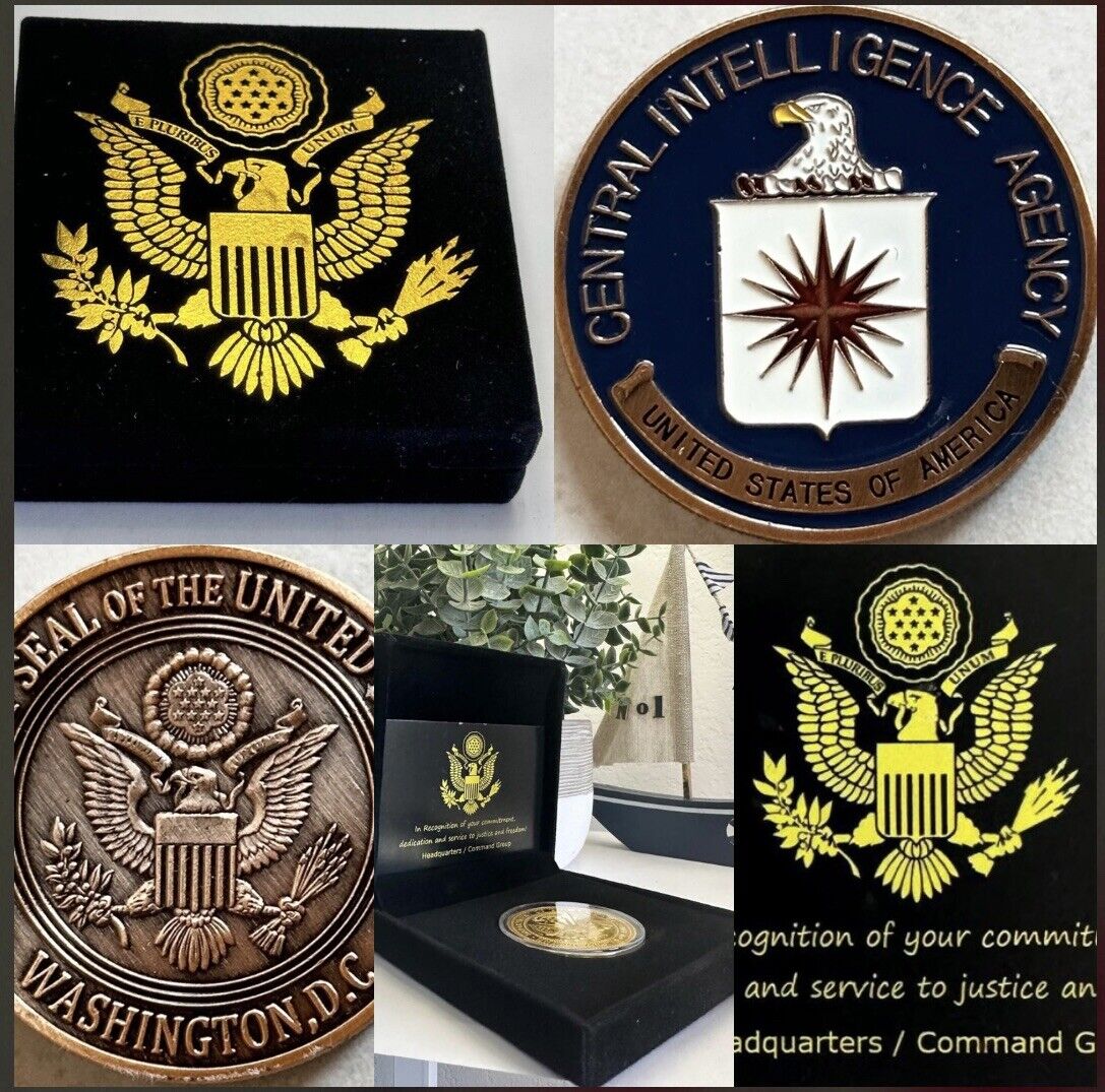 NEW CIA Central Intelligence Agency Challenge Coin (Bronze) USA
