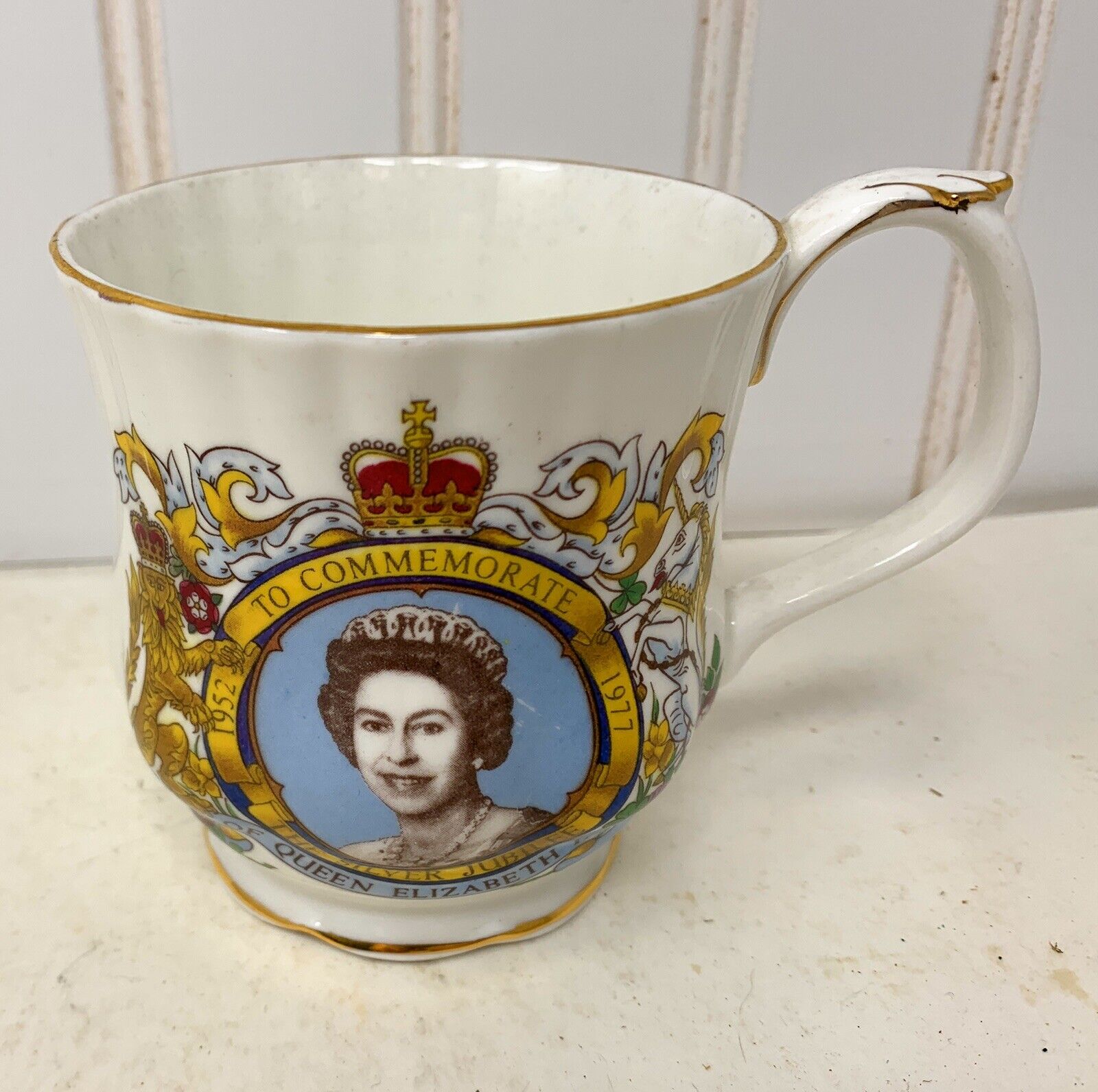 Teacup - Commemorating the Silver Jubilee of HRH Queen Elizabeth II 1977