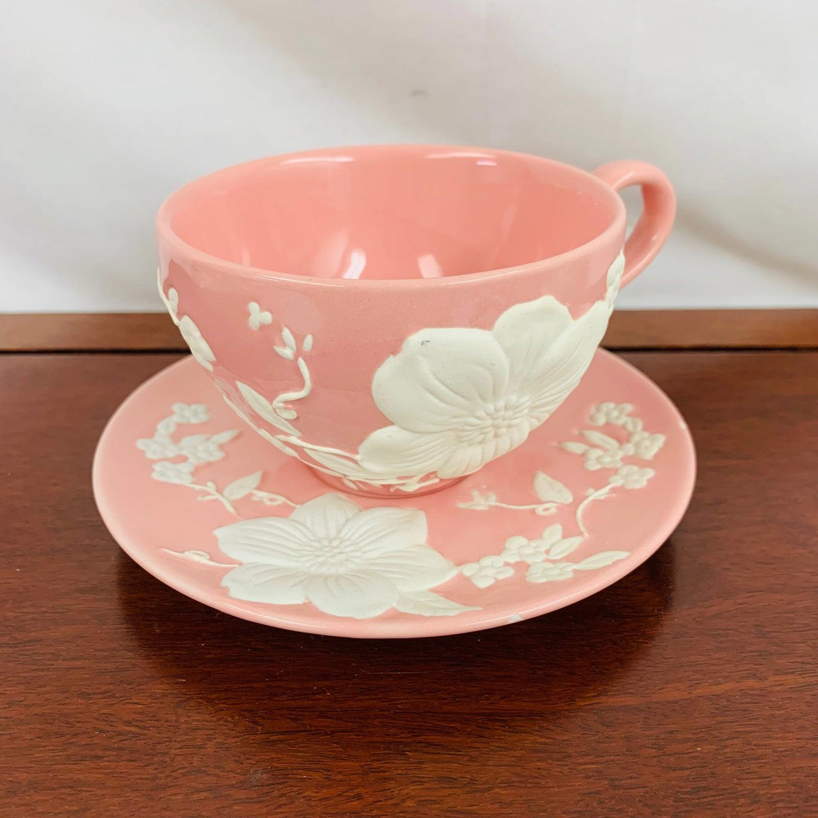 Beautiful Grace Pink Floral Tea Cup Set