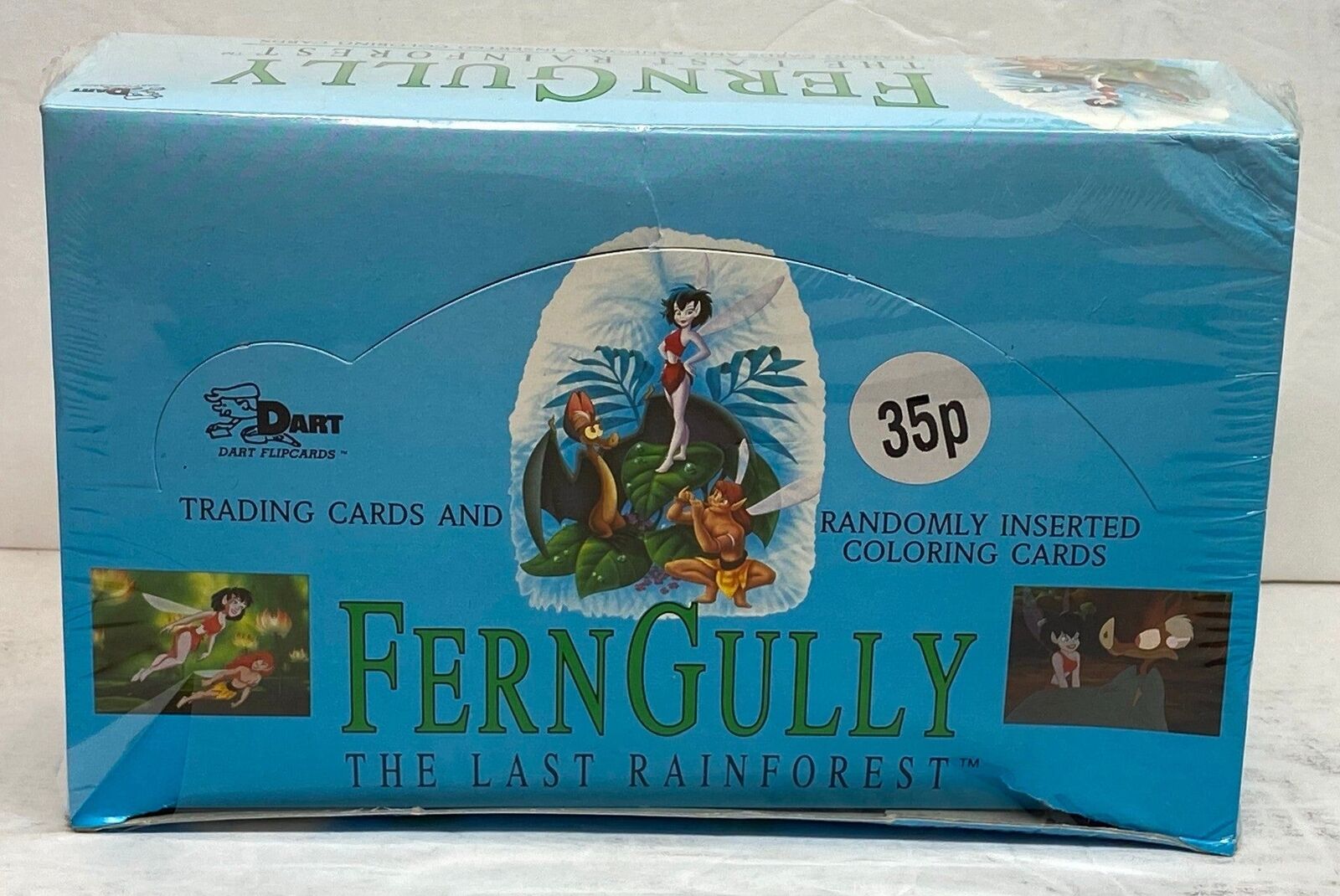 1992 FernGully The Last Rainforest Trading Card Box Dart 48 Packs Factory Sealed