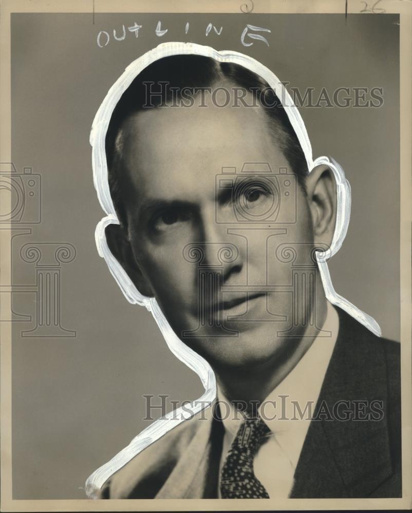 1950 Press Photo Robert C. Hills was named the Director of Development.