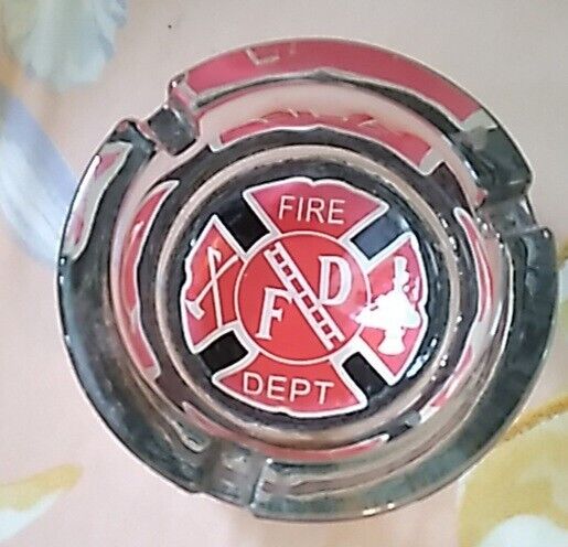 Fire Fighter Fire Station Cigarette Cigar Ashtray Gifts for Fireman