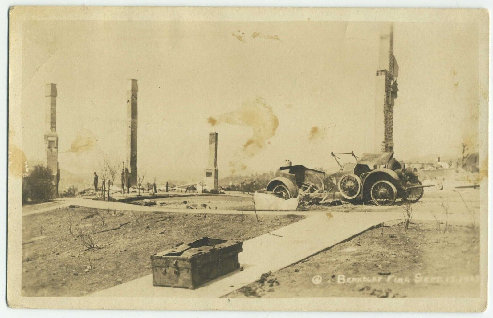 RPPC Berkley California Fire April 1923 Trunk Car Foundation