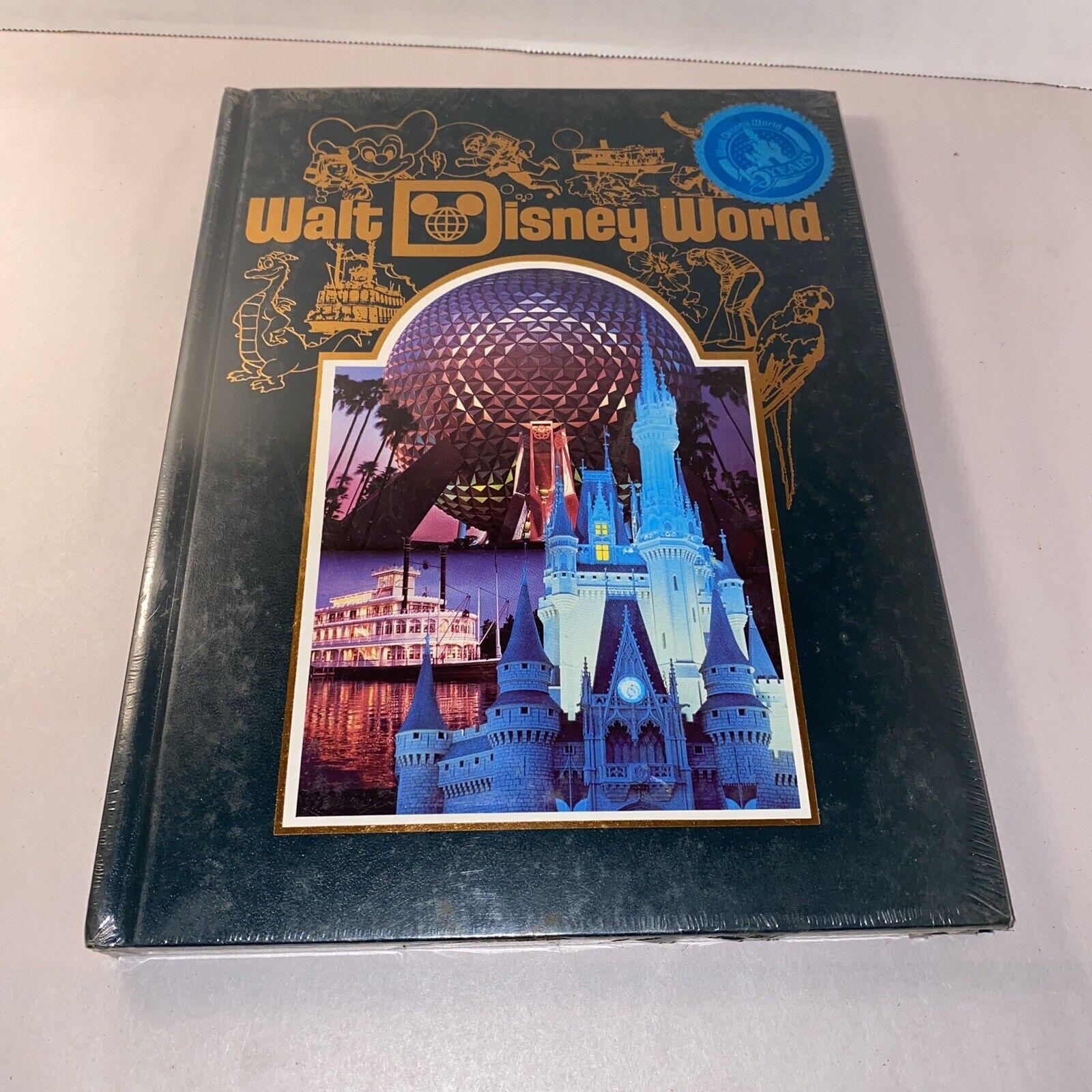 Vintage Walt Disney World Hardcover Book 1986 NEW SEALED - RARE (1st Edition)
