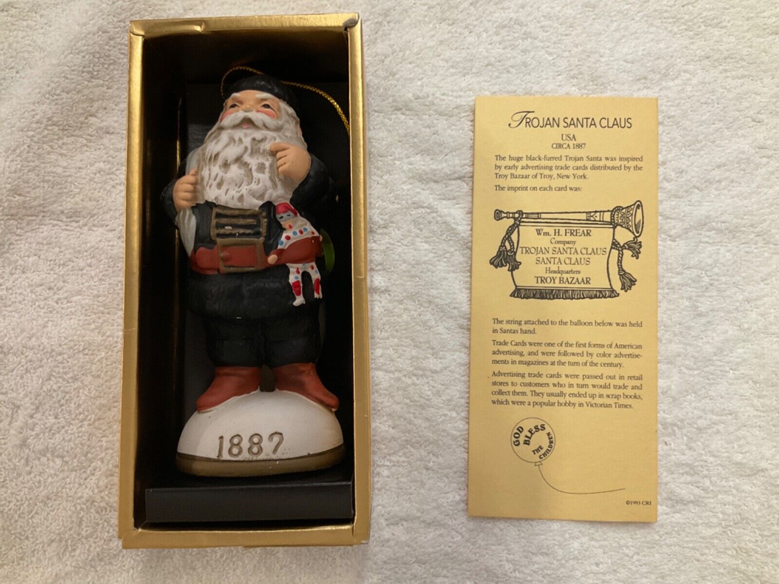 Vintage Memories Of Santa - Trojan Santa Claus USA Circa 1887