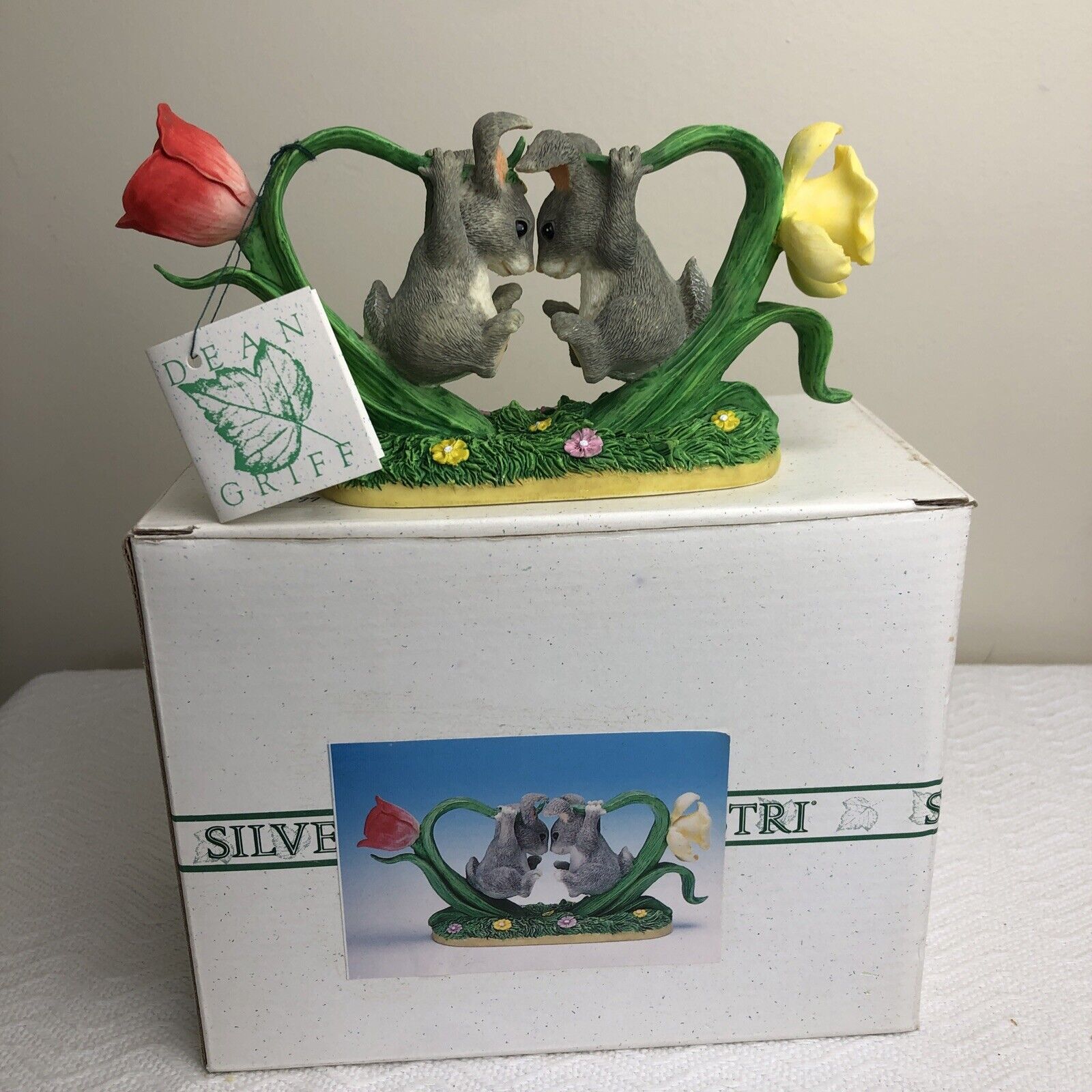 Charming Tails Bunny Buddies Figurine 89/619 Fitz & Floyd Great Condition