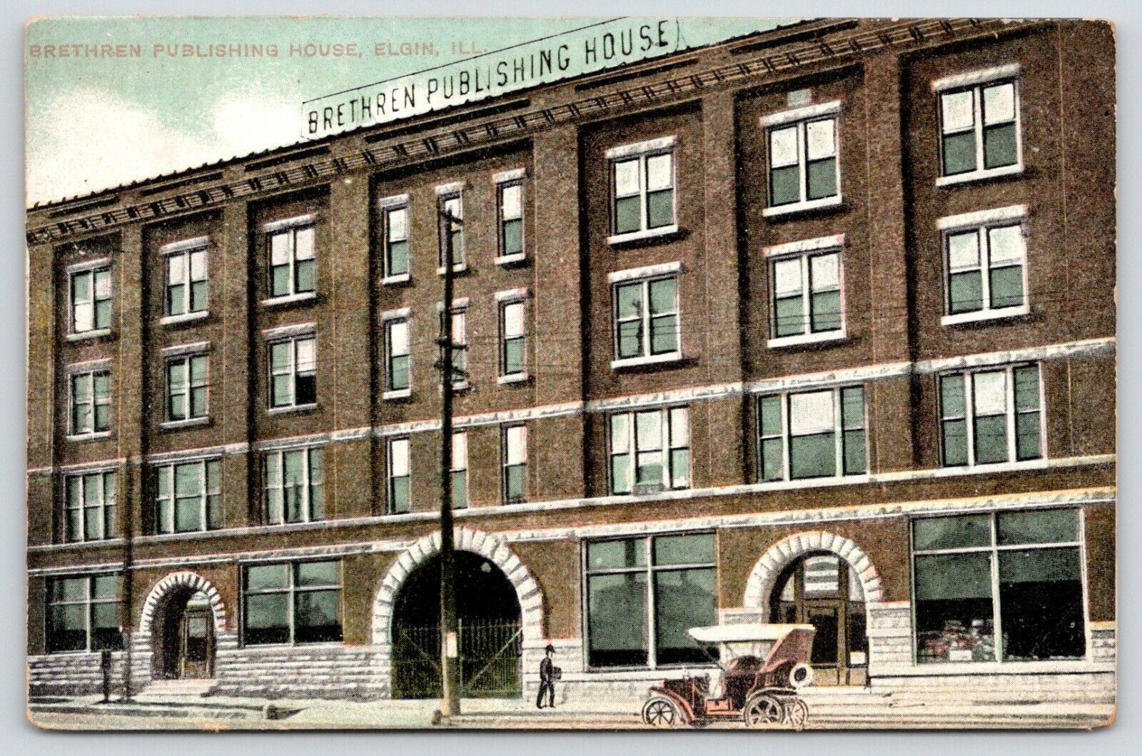 Elgin Illinois~South State Street Brethren Publishing House~Relocated 1954~c1910