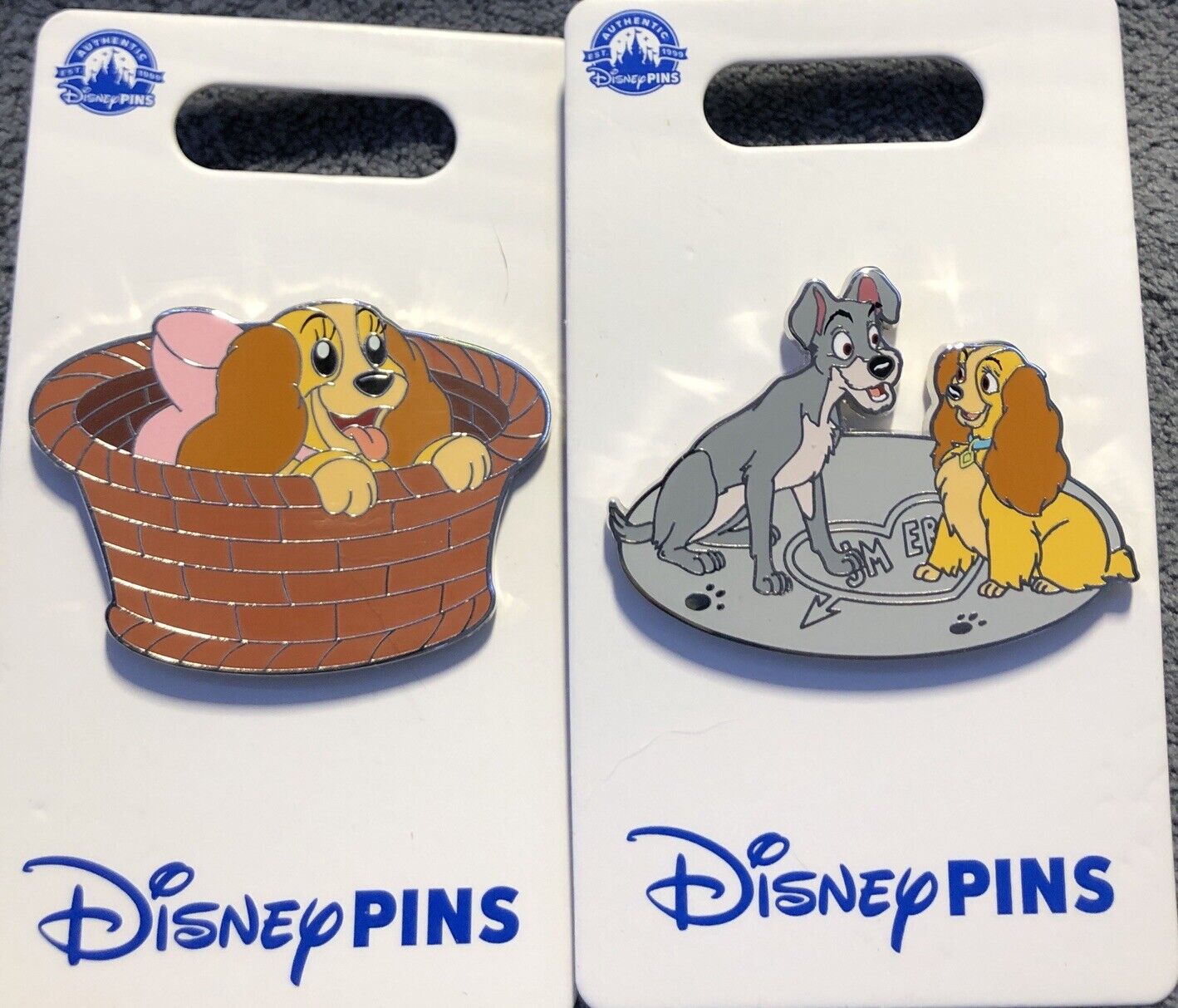 Disney Parks Lady And The Tramp  2 Pins