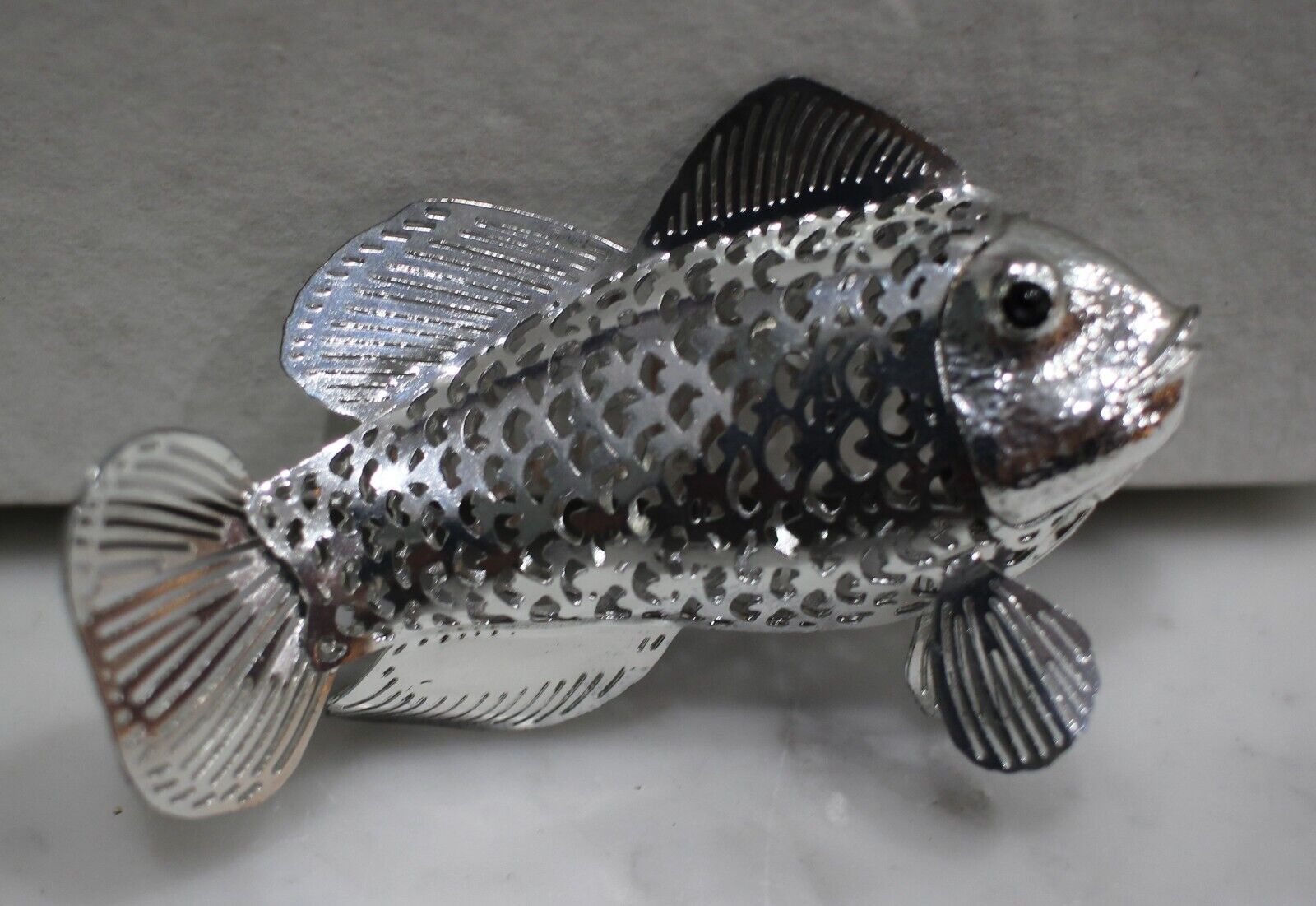 Wonderful Christofle Silver Plated Clown Fish Lumiere D\'Argent