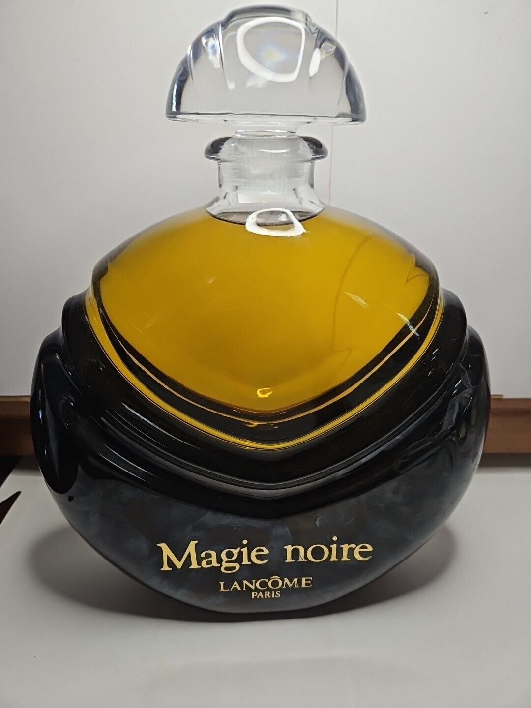 Vintage Lancome Magie Noir   Giaint Glass Factice Dummy - Perfume Bottle
