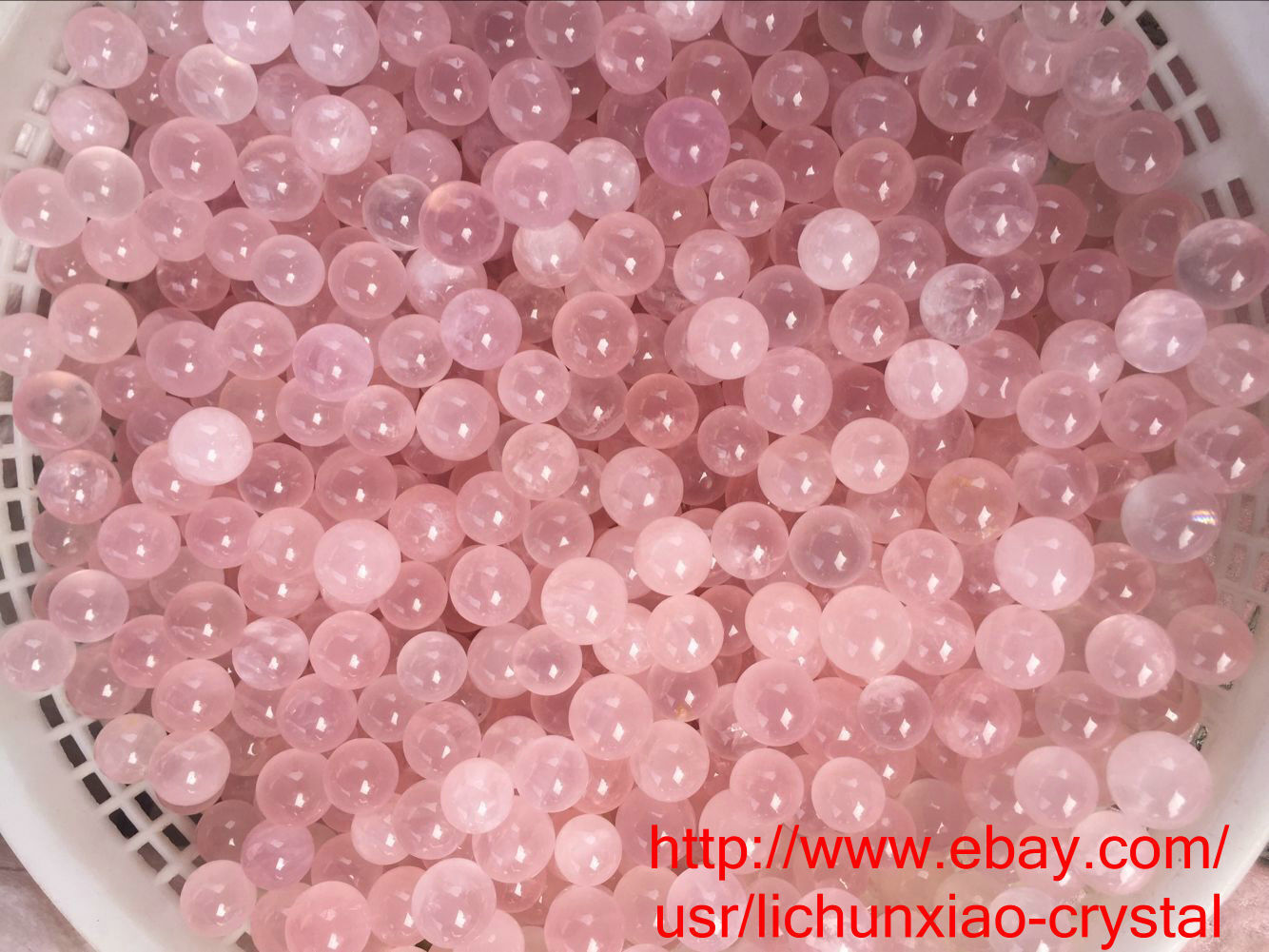 4.4lb wholesale Natural Mozambique ICY Rose Quartz Crystal Sphere Ball Healing