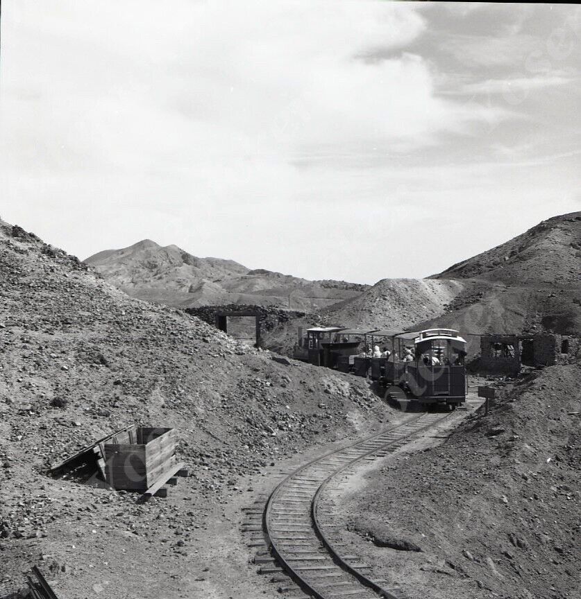 a18 Original Negative 1976 Death Valley Calico railroad train RR 165a