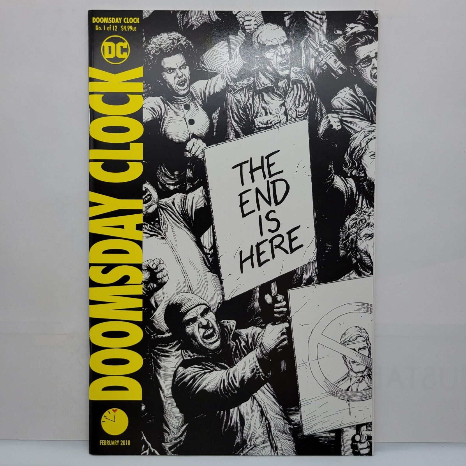 Doomsday Clock #1 2nd Print 2017 Written Geoff Johns Art by Gary Frank