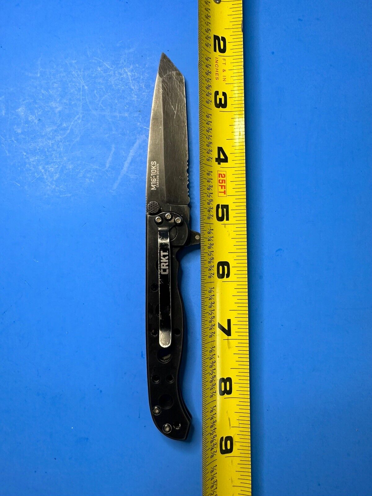 CRKT M16-10KS Pocket Knife Frame Lock Combo Edge Tanto Blade 