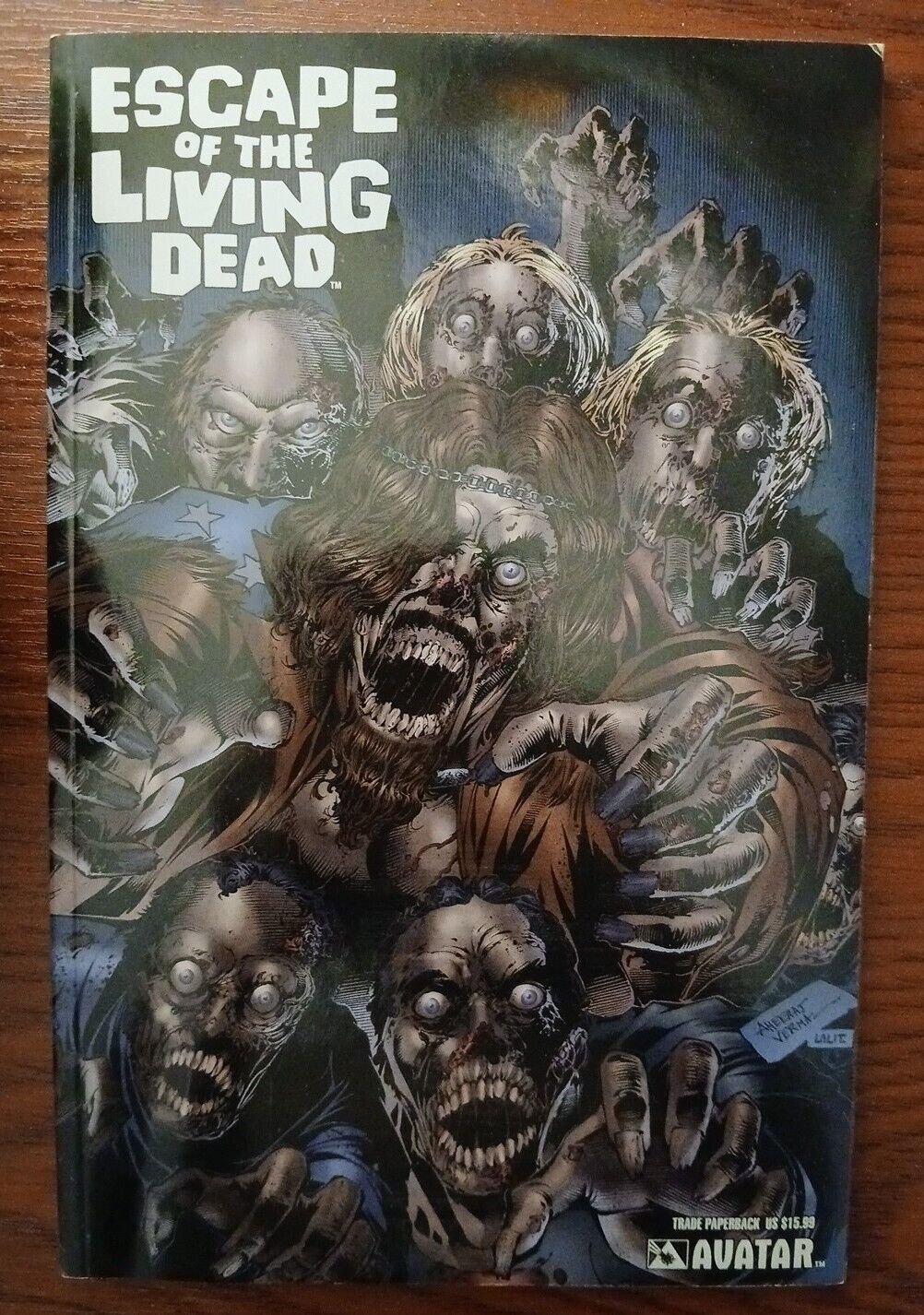ESCAPE OF THE LIVING DEAD (Signed By John Russo) Trade Paperback 