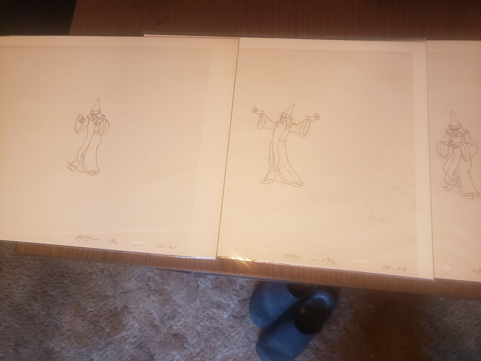 1985 She-Ra: Princess of Power - 4 Production Drawings and episode folder
