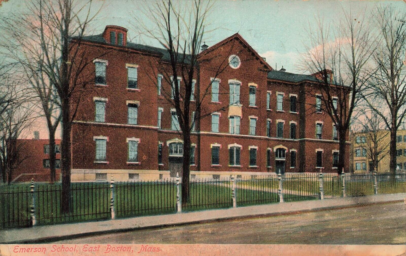 1900's Boston MA Emerson School East Boston GERMANY MA225