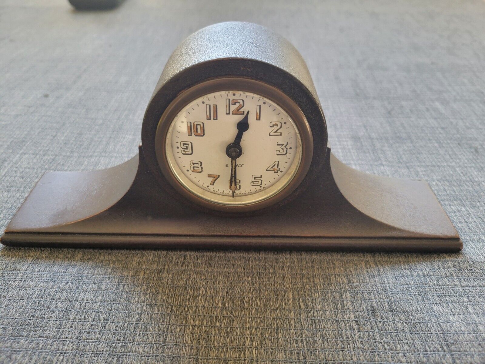 Vintage Seth Thomas Mantle Style Desk Clock 20s/30s Works