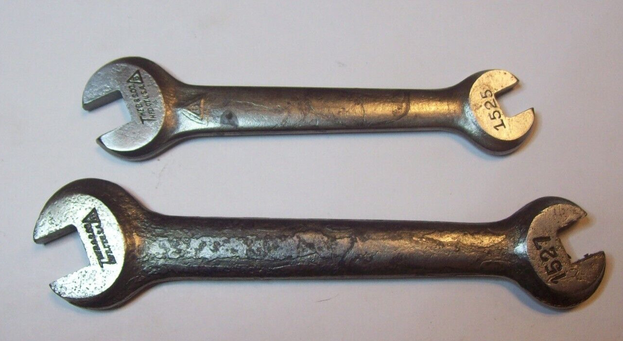 2 vtg Billings & Spencer tool post set screw wrenches, 1/4\'\'-5/16\'\', 5/16\'\'-3/8
