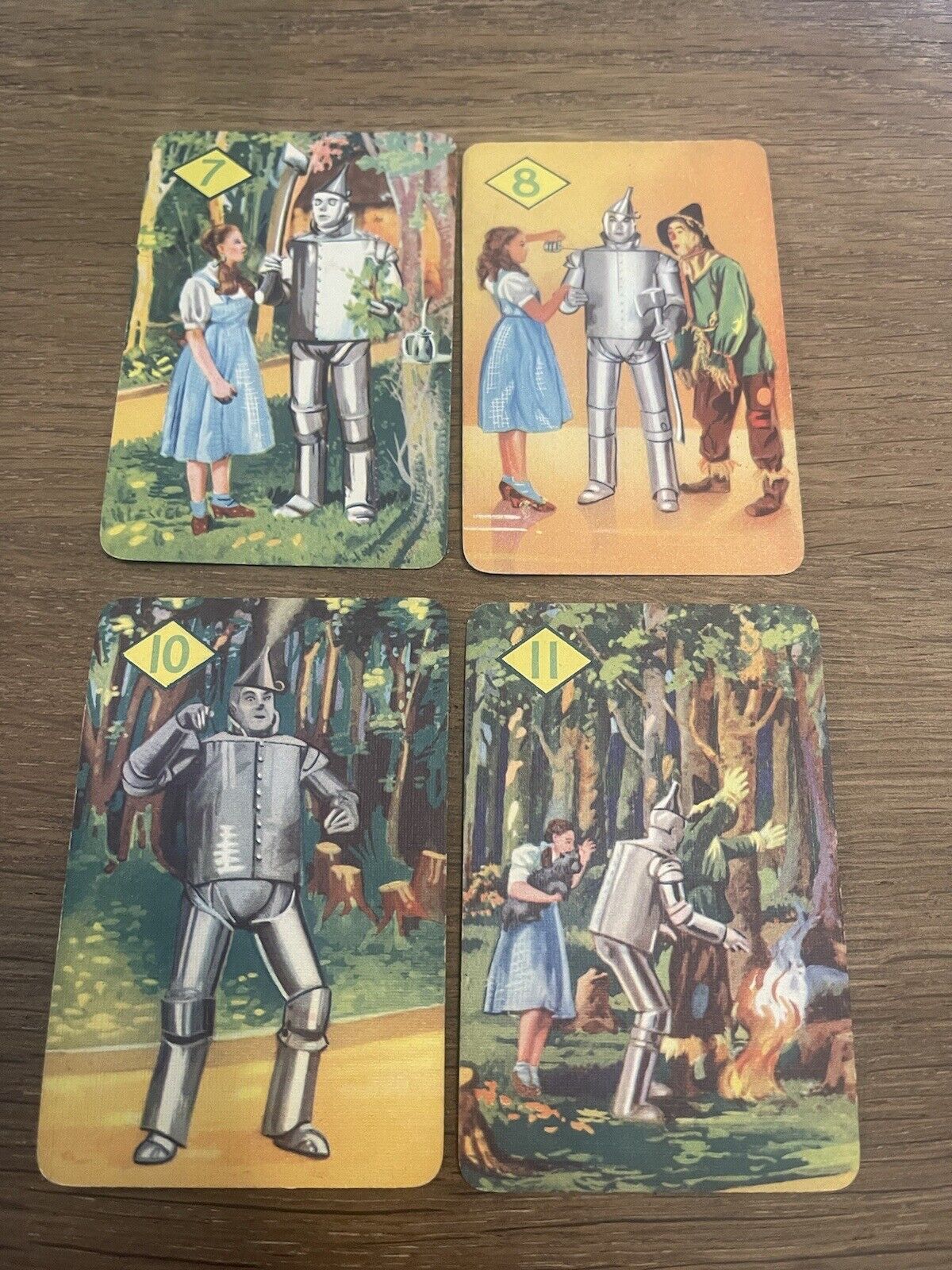 Wizard of Oz 1940 Card Game by Pepys Extremely Rare Vintage Cards Nearly Antique