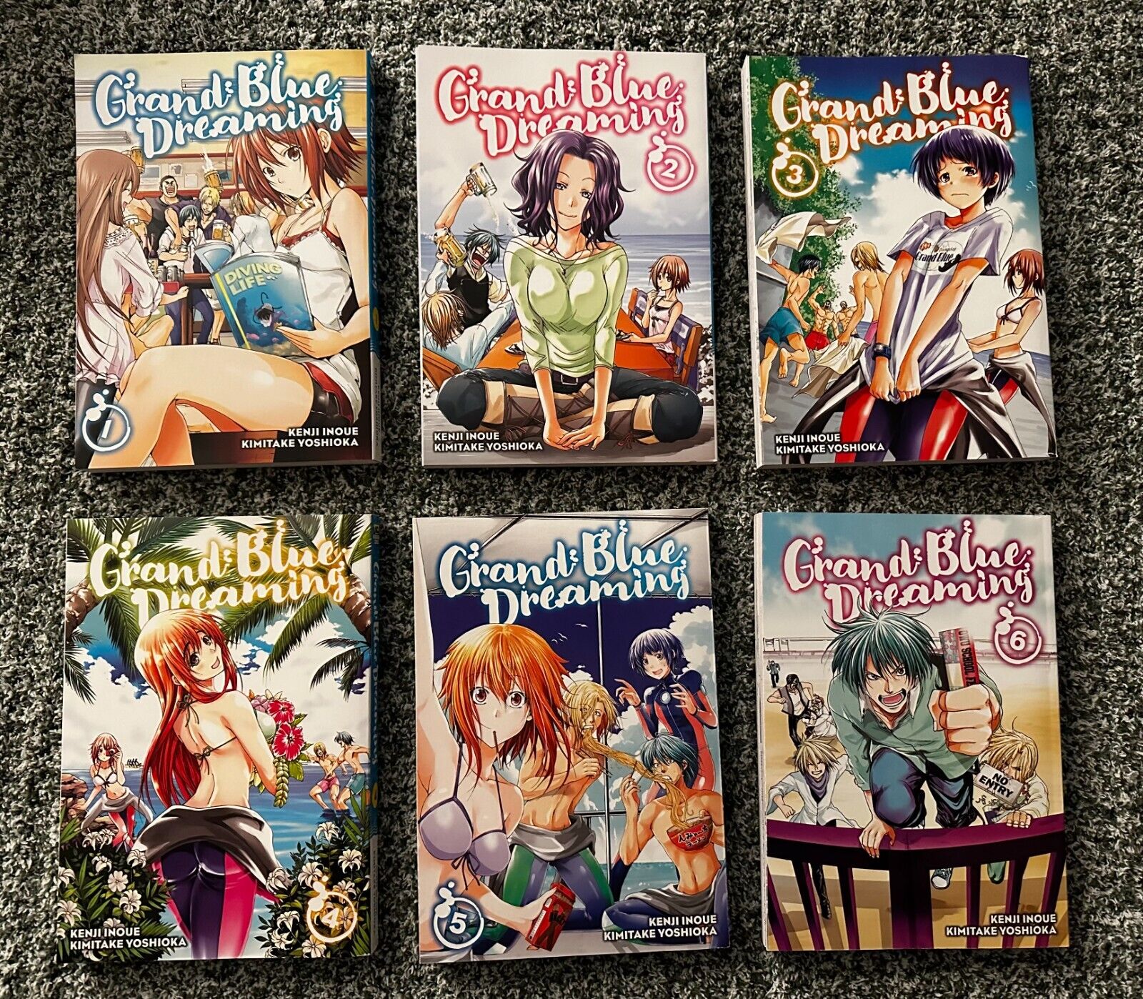 Grand Blue Dreaming Manga Volumes 1-19 English