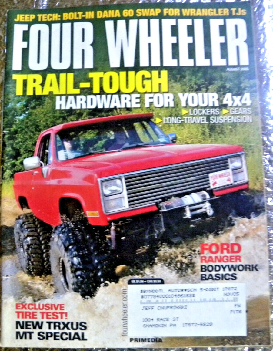Four Wheeler Magazine 2005 August Trail Tough Hardware For Your 4x4 Lockers Gear