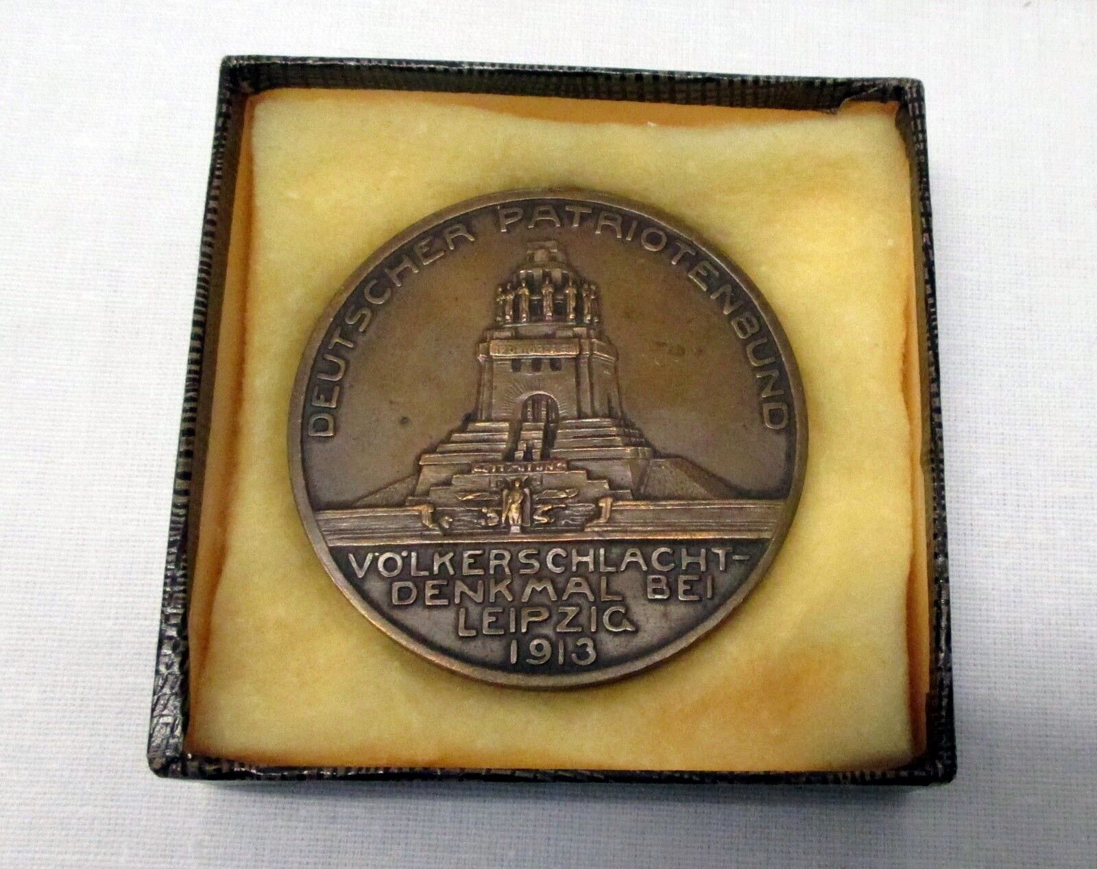 1813-1913, Germany, Leipzig. Battle of the Nations Big  Medal. 60 mm .