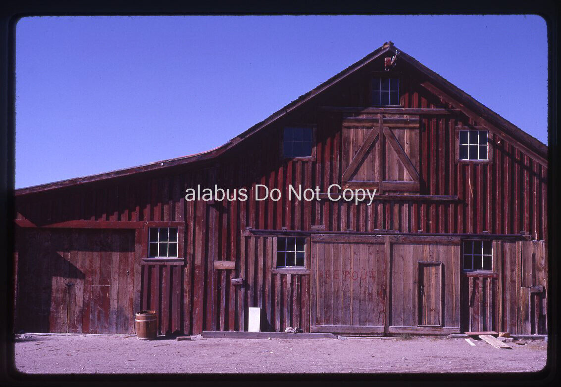 Orig 1961 35mm SLIDE View of Barn in Bodie Mining Ghost Town CA