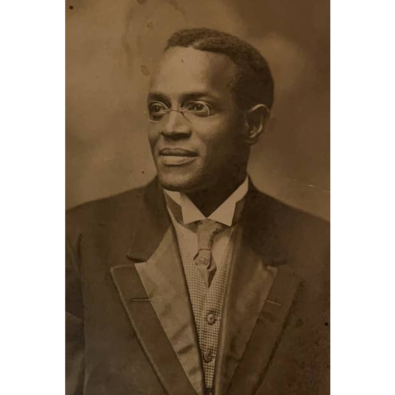 Vintage Photo - A young Pastor of J. B. Church
