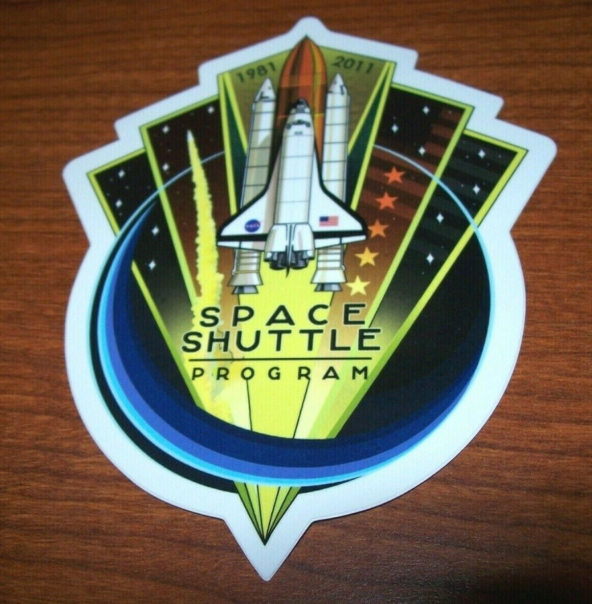 NASA End of the Space Shuttle Program 1981-2011 Official Decal Sticker