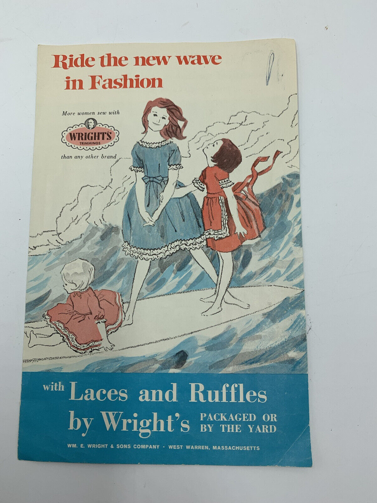 VINTAGE RIDE THE NEW WAVE IN FASHION WITH LACES AND RUFFLES BY WRIGHT\'S