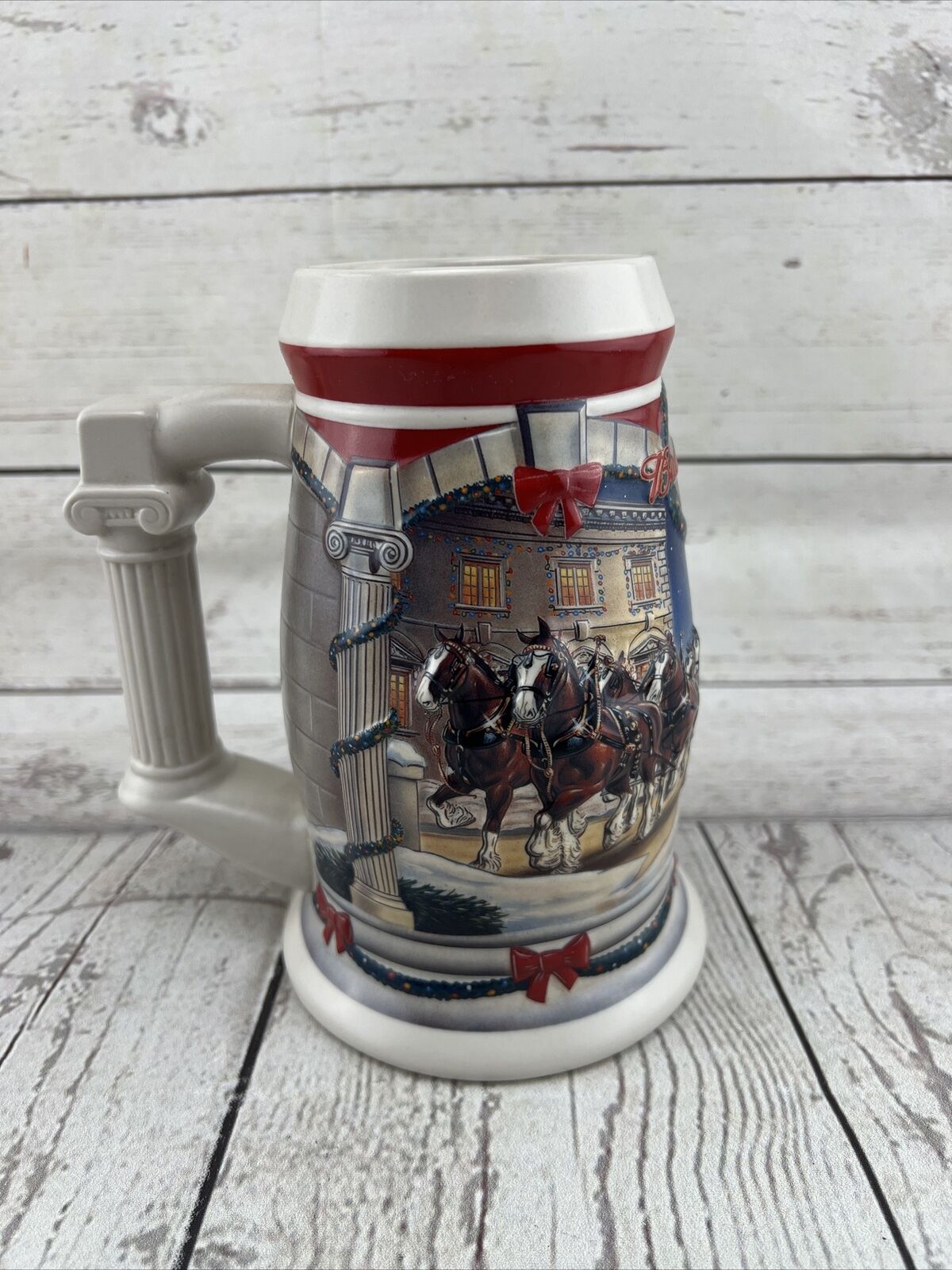 2001 Anheuser Busch Budweiser Holiday at the Capital Stein Mug Collector Series