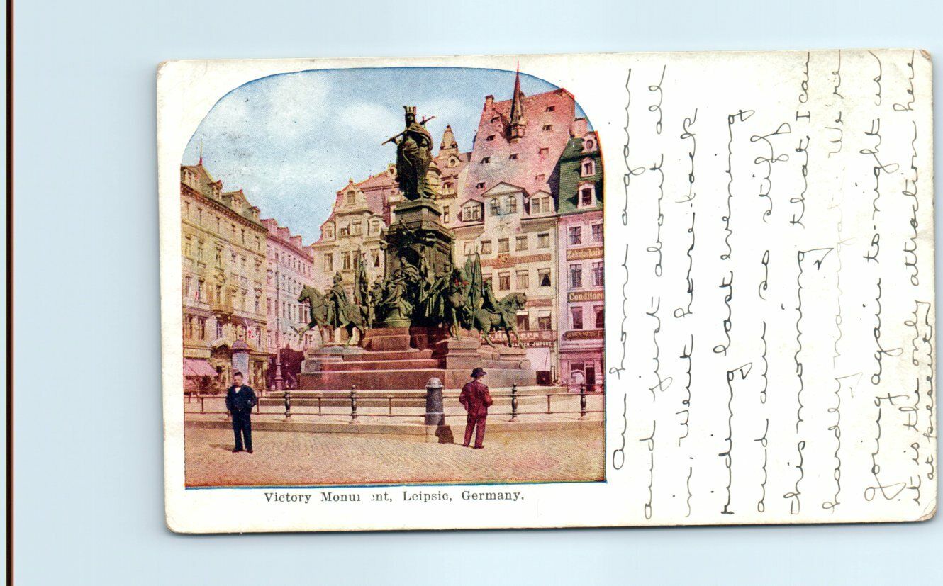 Postcard - Victory Monument, Leipzig, Germany