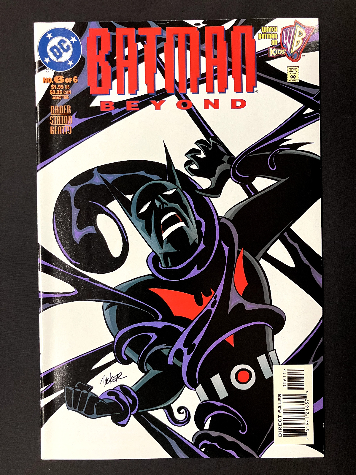 Batman Beyond #6 (1st Series) DC Comics Aug 1999 1st Appear Inque Final Issue