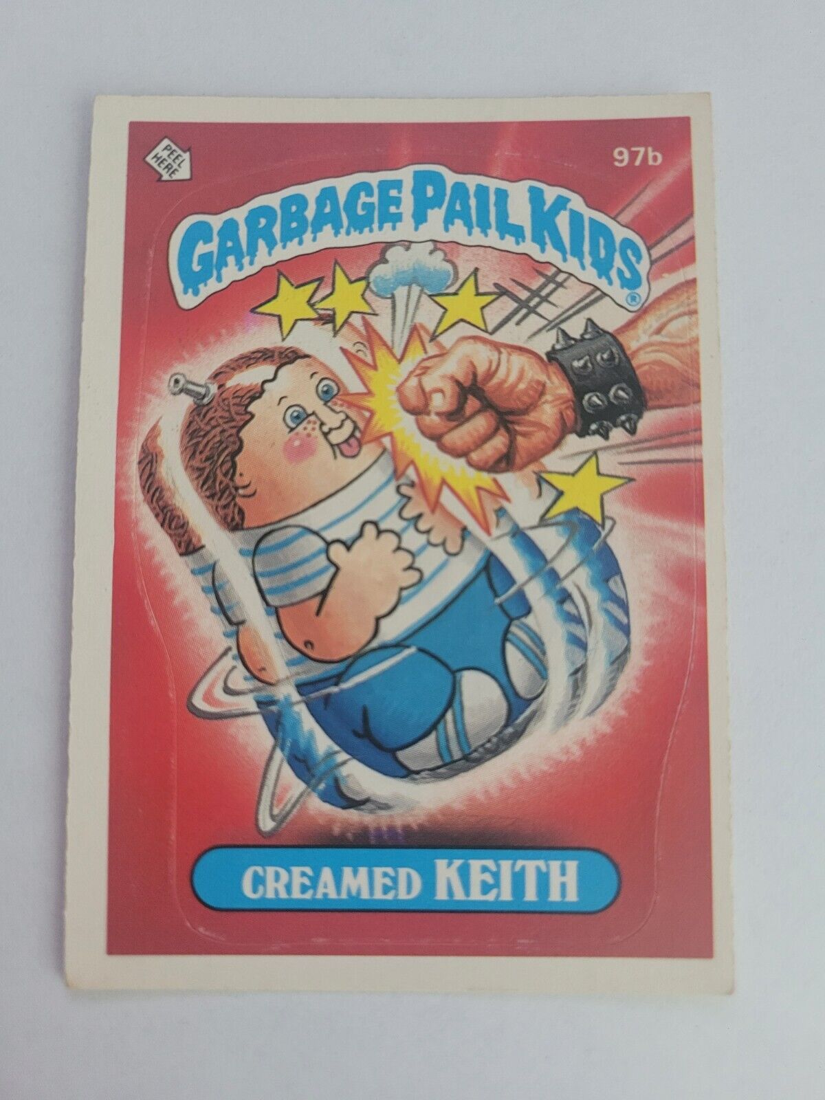 1986 Topps Garbage Pail Kids Original Series 3 OS3 #97b Creamed Keith
