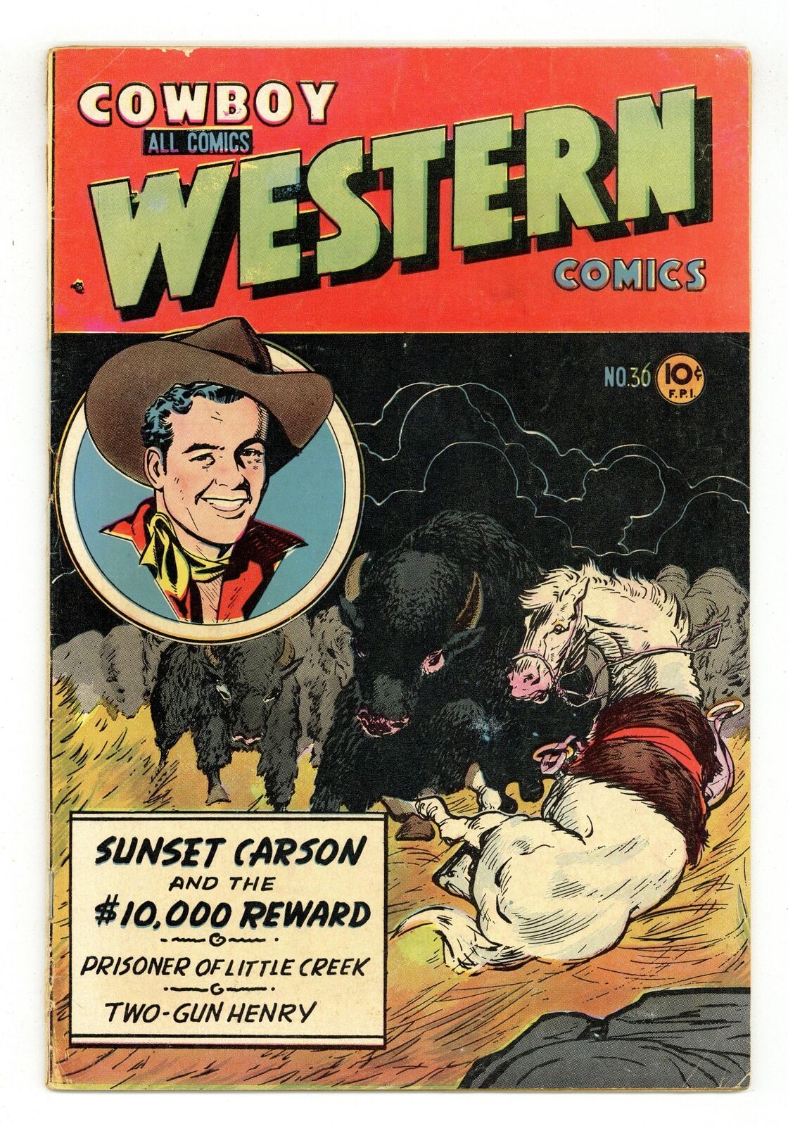 Cowboy Western Comics #36 GD/VG 3.0 1951
