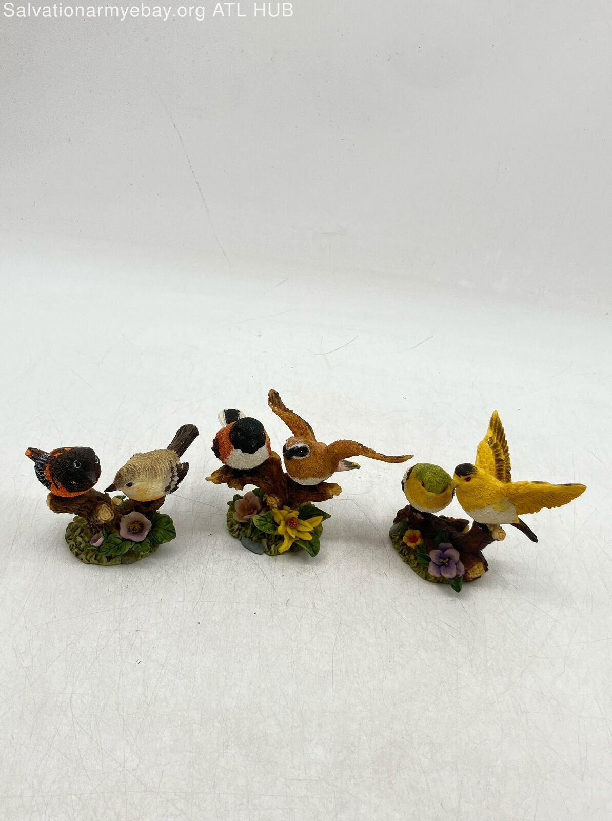 Vintage K\'s Collection (Lot of 3) Pairs of Birds on Branches 3.25\