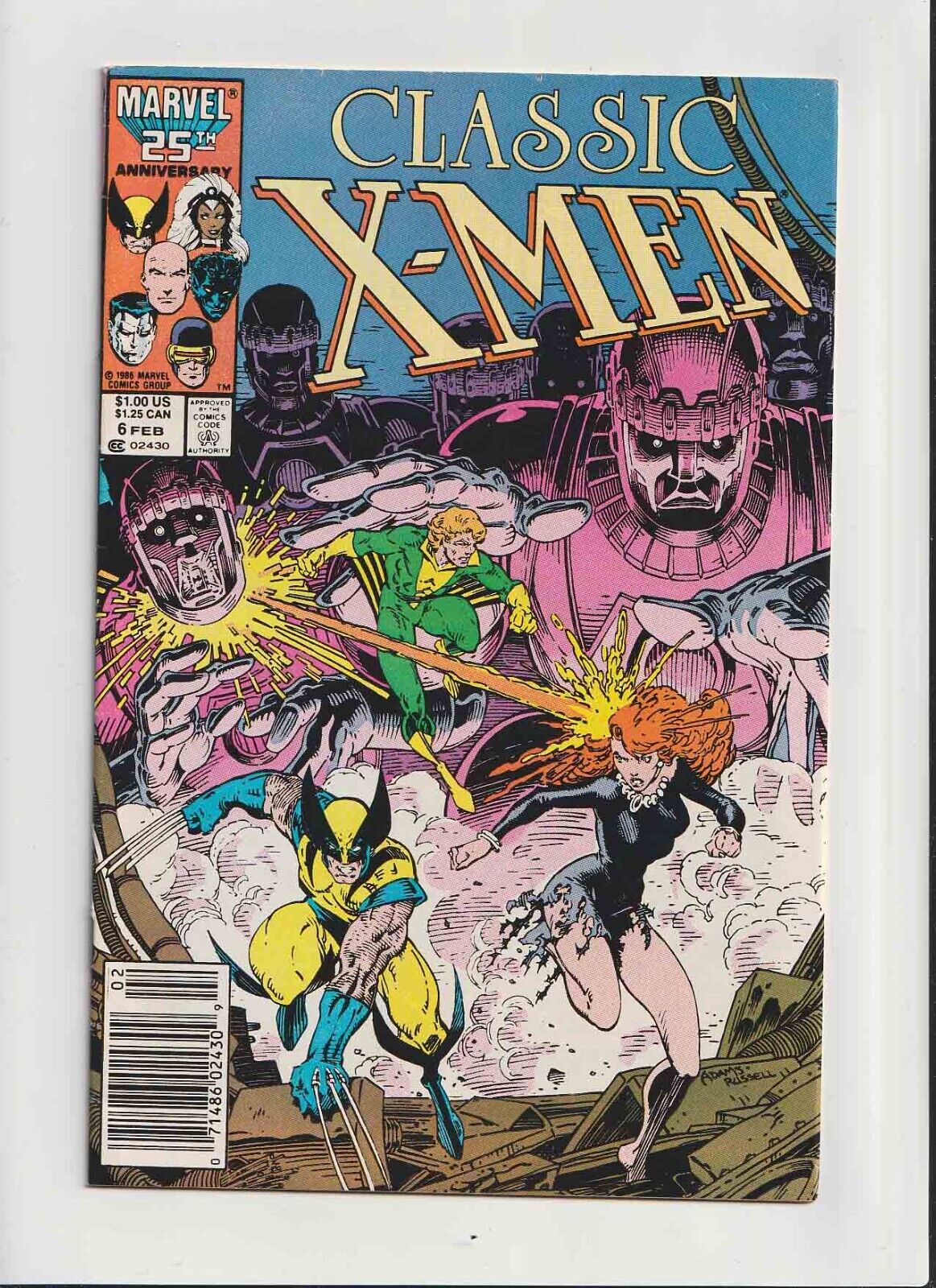 Classic X-Men #6 (1986) Arthur Adams and P. Craig Russell Cover