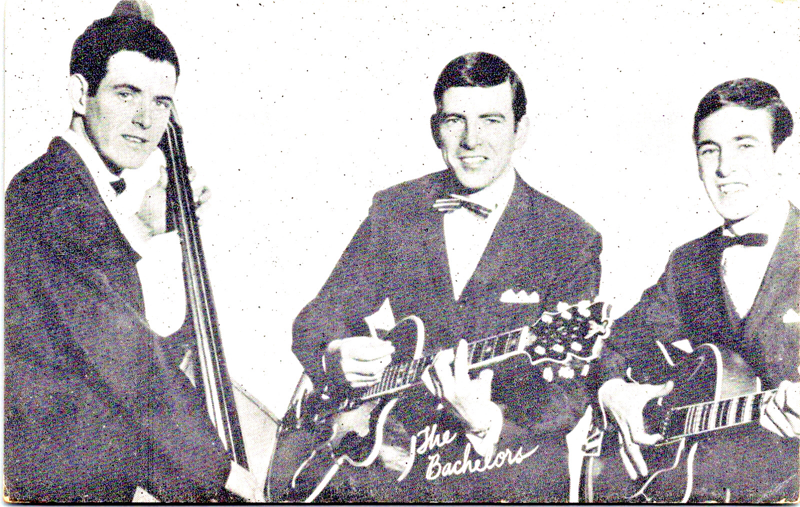Vintage The Bachelors  Photo Postcard from  Decca Records